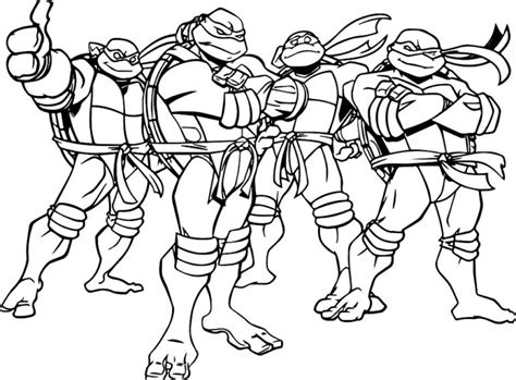 50 Desenhos Das Tartarugas Ninjas Para Colorir Dicas Práticas