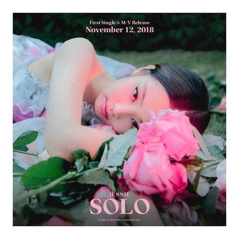 Blackpink Jennie Solo Teaser 181101 Blackpink Official Album Covers Blackpink Jennie Solo