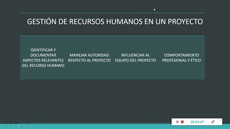 GestiÓn De Recursos Humanos En Un Proyectos ¿quÉ Abarca El Plan De