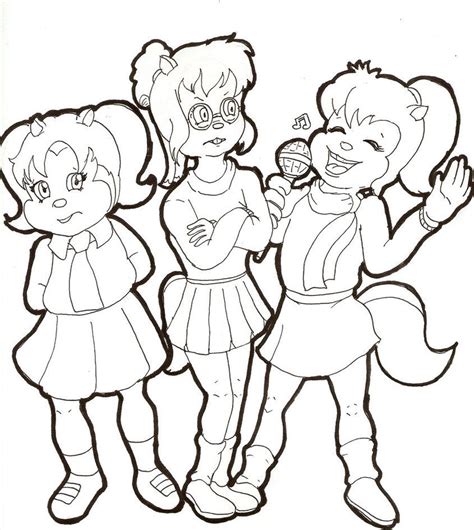 Chipettes Brittany Coloring Pages Coloring Home