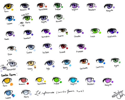 Find great deals on ebay for anime contact lenses. EYE COLOR REFERENCE FOR THE LOSE by Matsuyu on DeviantArt