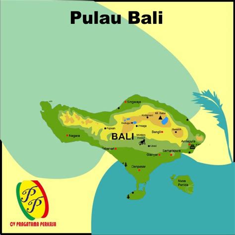 Peta Pulau Bali Siplah