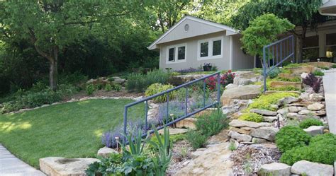The little hillside was perfectly content with its wildness once, proud of its brazen disarray. BERM & HILLSIDE GARDENS - Low Maintenance Landscape