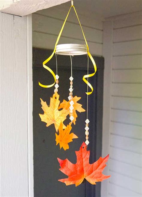 15 Must See Diy Fall Inspired Home Decorations With Leaves Fantastic