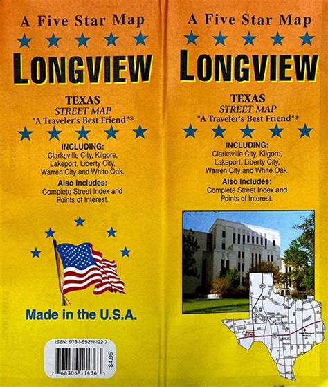 Longview Texas Street Map Gm Johnson Maps
