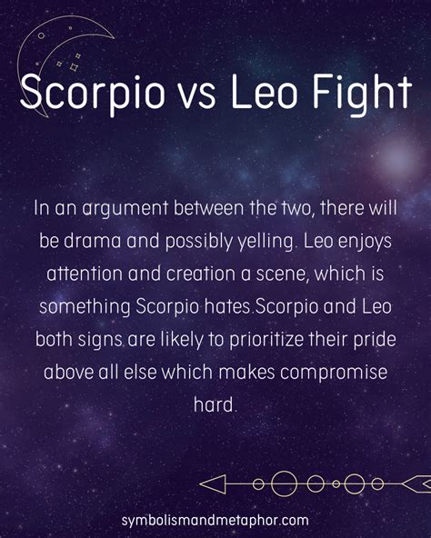 Scorpio Vs Leo Fight Who Would Win