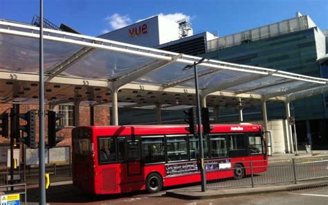 Blue Sky Red Bus Iconic Etfe Canopy Architen Landrell