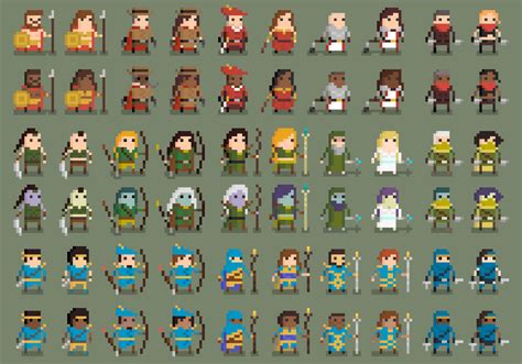The Legend Of The Holy Pixel Pixel Art Games Pixel Art Tutorial Pixel Art Characters