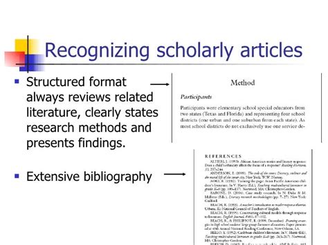 Identifying Scholarly Articles