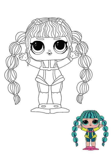 Lol Doll Coloring Pages Underwraps Coloring Page Blog