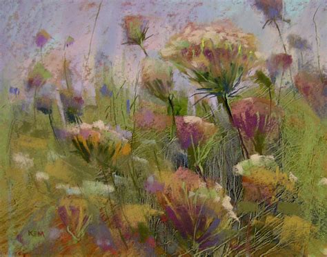 Meadow Dance Pastel By Karen Margulis