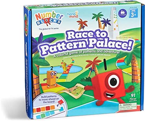 Learning Resources Numberblocks Race To Pattern Palace Board Game