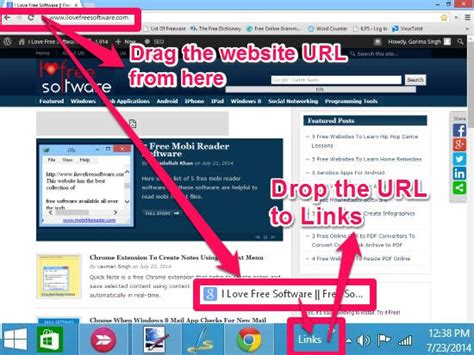 Pin Websites To Windows 8 Taskbar To Open In Specific Browser