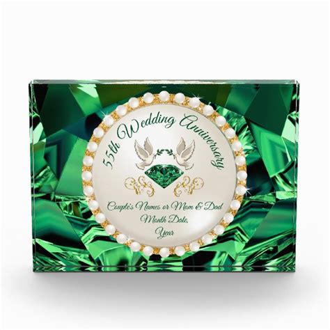Traditional Gift for 55th Wedding Anniversary | Zazzle.com