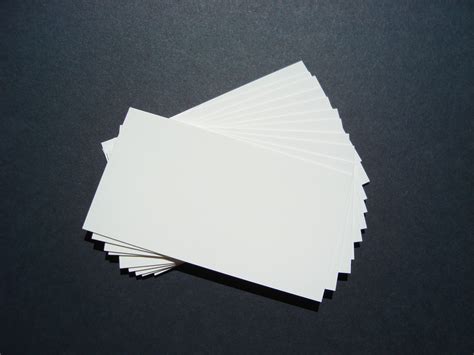 Plain White Business Card Template