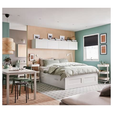 Ikea brimnes bett 140x200, mit schubladen, schwarz, federholzrahmen & matratze. BRIMNES Bett mit Schubladen - perfekt für das Jugendzimmer ...