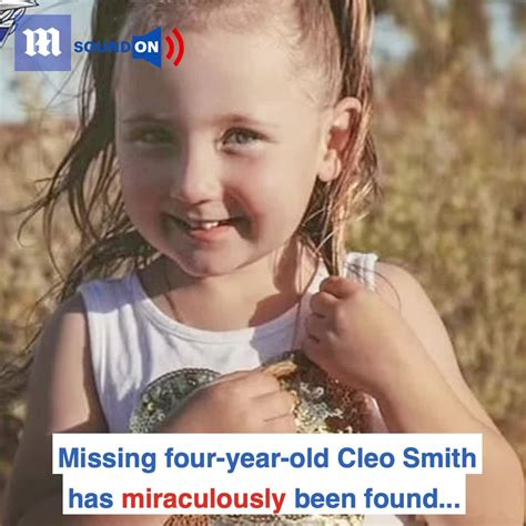 miracle as missing four year old girl is found alive and well cleo smith is reunited with her