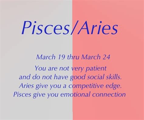 ' while aries simply sees what is desirable at the moment and goes after it with no set plan in mind. Pisces Compatibility With Various Other Signs - SmuGG BuGG