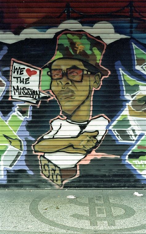 We The Mission Graffiti With Sign Sidewalk Embellishment Axel V