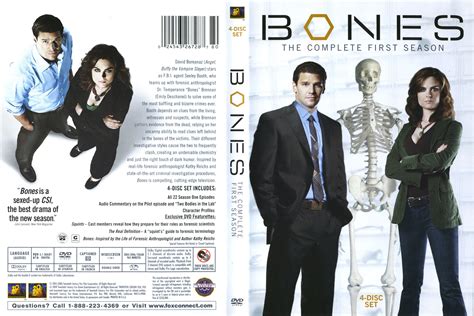 Bones Season 1 2005 R1 Dvd Cover Dvd Covers And Labels