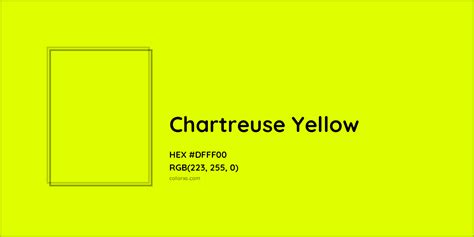 About Chartreuse Yellow Color Codes Similar Colors And Paints