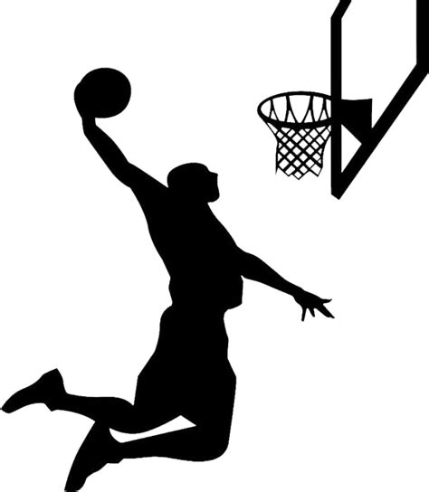 Wall Decal Basketball Player Slam Dunk Sport Basketball Png Download