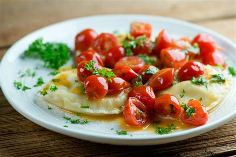 This Easy Recipe For Ravioli With White Wine Tomato Sauce Swaps Out The