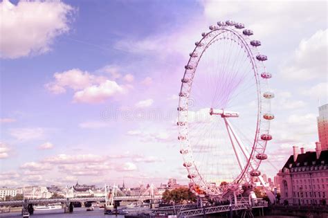 London Eye Ferris Wheel Editorial Photography Image Of London 77821072