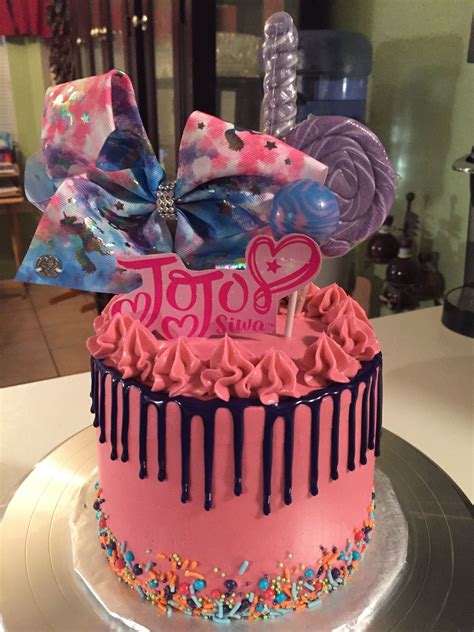 Jojo siwa birthday cake 2 tier birthday cakes birthday cake girls baby birthday birthday ideas anette on instagram: Colorful Jojo cake | Jojo siwa birthday cake, Jojo siwa ...