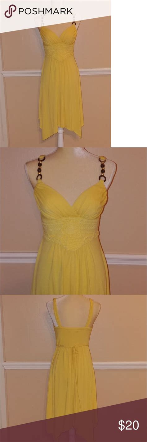 Bright Yellow Flowy Summer Dress Flowy Summer Dresses Summer Dresses