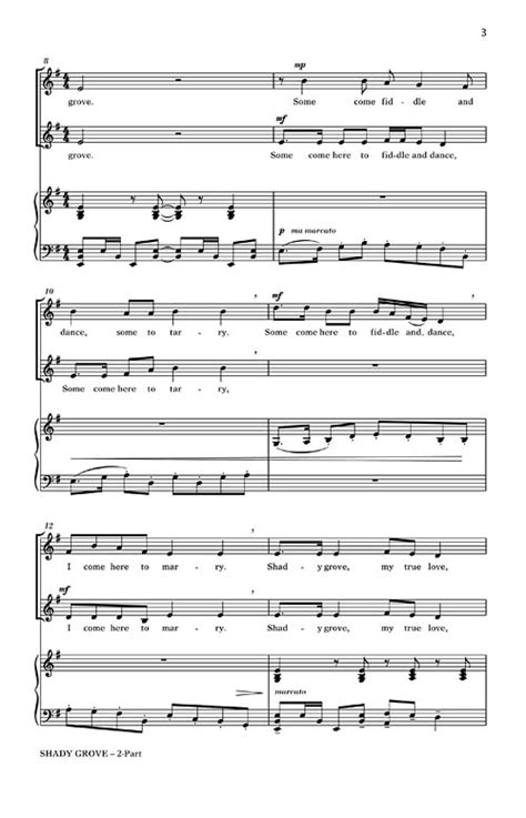 Shady Grove Sheet Music By Audrey Snyder Sku 50485796 Stantons