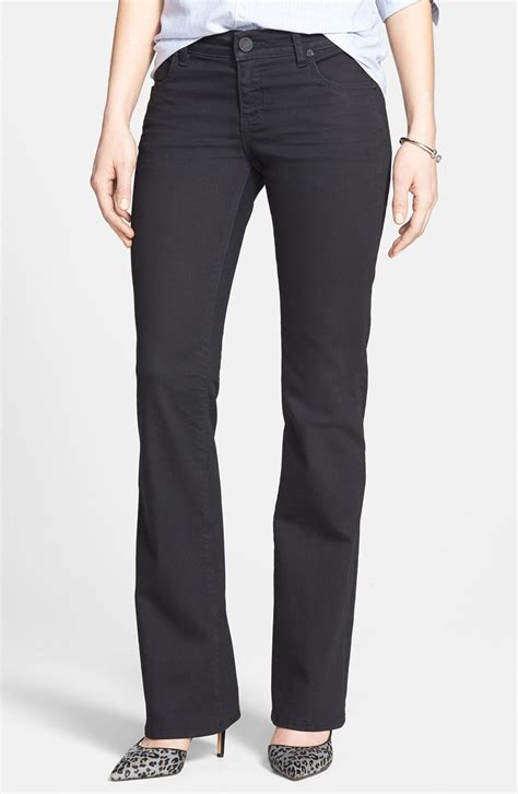 Kut From The Kloth Natalie Bootcut Jeans Black Nordstrom
