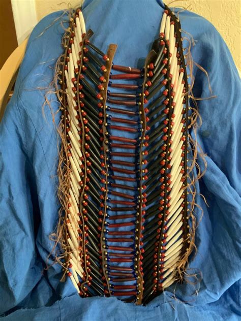 Beautiful Handmade Native American Plains Style Breast Plate Etsy