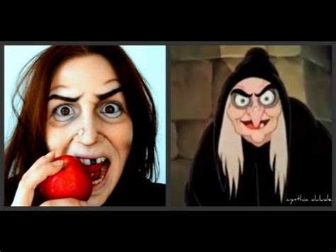 Des coloriages de blanche neige pour les activités coloriages de vos enfants. Maquillage d'Halloween : sorcière (Blanche-Neige) - YouTube