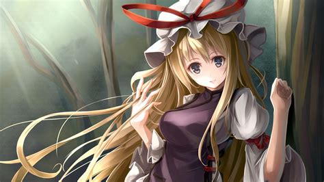 Blondes Video Games Touhou Trees Dress Forests Long
