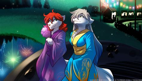 Rose And Raine Festival By Twokinds On Deviantart