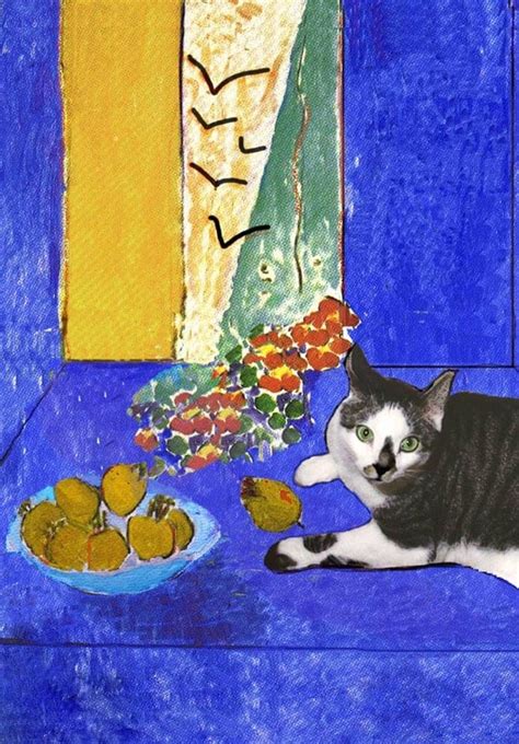 Henri Matisse Cat Still Life Cat Art Print Cat Lover T