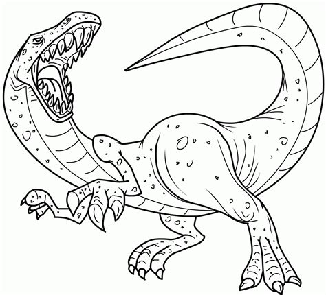 Free Simple Dinosaur Coloring Pages, Download Free Simple Dinosaur