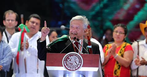 Mexico Swears In First Leftist President In 70 Years Huffpost
