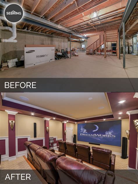 Today's makeover showcases a basement corner turned office. Sujith & Vinita's Basement Before & After Pictures | Home ...