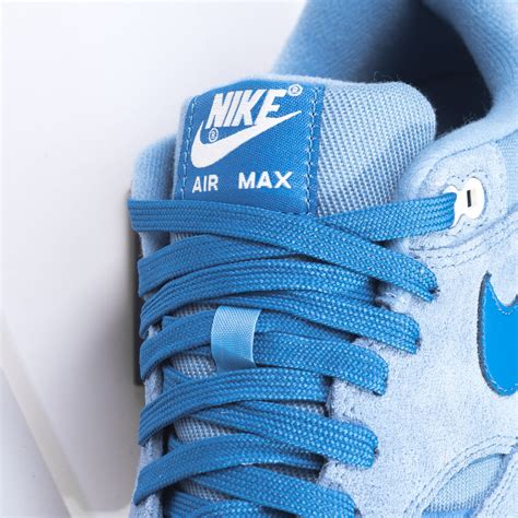 Nike Air Max 1 Premium Work Blue Returns Mini Swoosh Nice Kicks