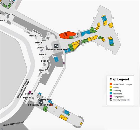 Terminal 2 San Francisco International Airport Sfo Gate Map