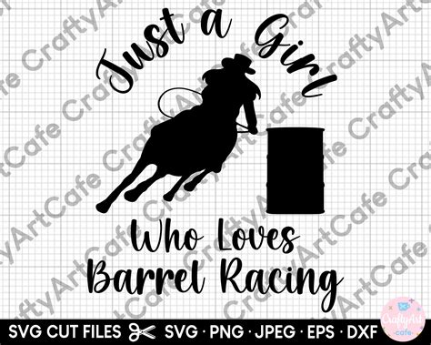 Barrel Racing Svg Just A Girl Who Loves Barrel Racing Etsy In 2022