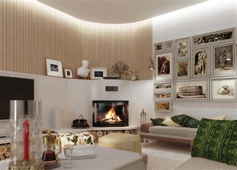 16 Brilliantly Lit Interior Visualizations Living Room Decor On A