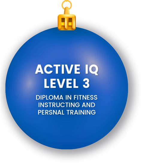 Active Iq Level 3 Diploma In Fitness Instructing And Personal Training