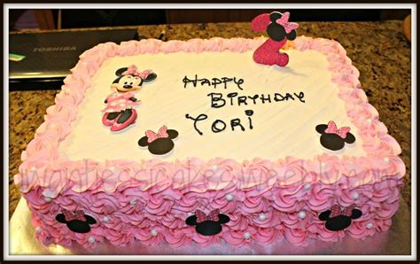 Minnie Mouse Sheet Cake Minnie Mouse Birthday Cakes Birthday Sheet Cakes Minnie Cake