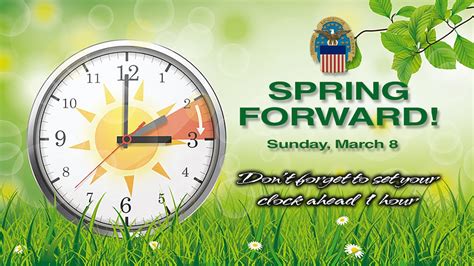 Daylight Saving Time Spring Forward This Sunday
