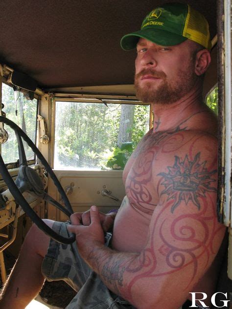 Rough Red Trade Tattooed Red Whiskered Trucker Bear Tattoos Hairy Men Ginger Men Inked Men