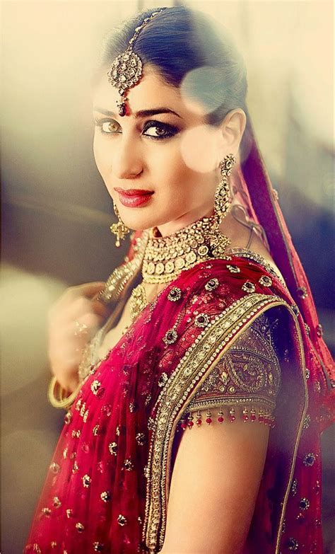 Red Lehenga With Images Beautiful Indian Brides Indian Bridal Kareena Kapoor Wedding
