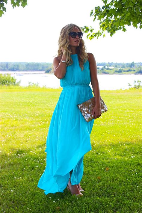 STYLE Turquoise Style Cusp Wedding Guest Dress Summer Wedding